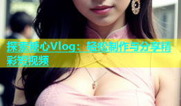 探索糖心Vlog：轻松制作与分享精彩短视频