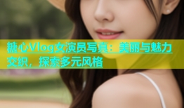 糖心Vlog女演员写真：美丽与魅力交织，探索多元风格