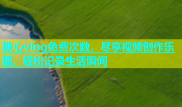 糖心vlog免费次数，尽享视频创作乐趣，轻松记录生活瞬间