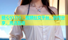 糖心VLOG：视频社交平台，创作分享，高清互动