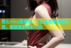 糖心vlog靠谱吗？VIP会员体验更优质，解锁更多精彩内容