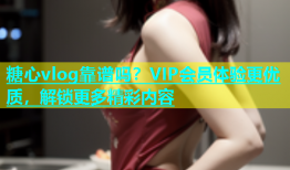 糖心vlog靠谱吗？VIP会员体验更优质，解锁更多精彩内容