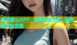 探索糖心APP：真实语音交友，轻松建立社交圈