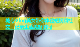 糖心Vlog美女带你体验短视频社交，记录生活美好瞬间