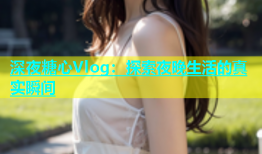 深夜糖心Vlog：探索夜晚生活的真实瞬间