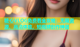 糖心VLOG免费看全攻略：无限资源、高清体验，短视频创作神器