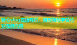 糖心vlog在线观看，随时随地享受精彩视频内容
