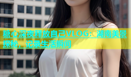 糖心深夜释放自己VLOG：湖南美景探秘，记录生活瞬间