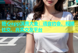 糖心app演员大全：语音约会、视频社交、真实交友平台