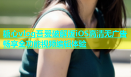 糖心vlog吾爱破解版iOS高清无广告畅享全功能视频编辑体验