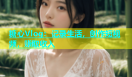 糖心Vlog：记录生活，创作短视频，赚取收入