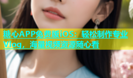 糖心APP免费版iOS：轻松制作专业Vlog，海量视频资源随心看