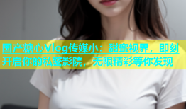 国产糖心Vlog传媒小：甜蜜视界，即刻开启你的私密影院，无限精彩等你发现