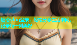 糖心vlog登录，轻松分享生活瞬间，记录每一刻美好
