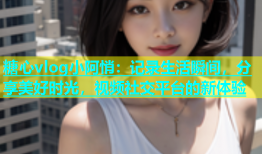 糖心vlog小阿悄：记录生活瞬间，分享美好时光，视频社交平台的新体验
