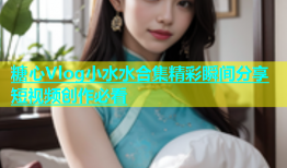 糖心Vlog小水水合集精彩瞬间分享短视频创作必看