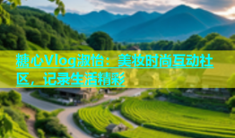 糖心Vlog淑怡：美妆时尚互动社区，记录生活精彩
