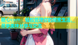糖心com：轻松管理你的甜蜜生活，尽享美味分享与交流
