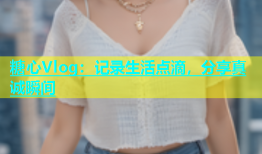 糖心Vlog：记录生活点滴，分享真诚瞬间