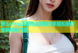 糖心vlog正版高清剪辑分享轻松制作专属精彩内容