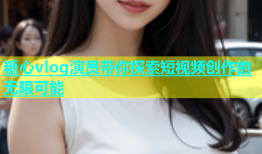 糖心vlog演员带你探索短视频创作的无限可能