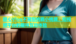 糖心Vlog不驚醒挑戰小桃醬，短视频平台的趣味互动体验