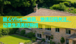 糖心Vlog二维码，快速扫码关注，记录生活美好瞬间