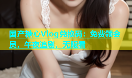 国产糖心Vlog兑换码：免费领会员，午夜追剧，无限看