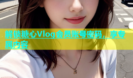 解锁糖心Vlog会员账号密码，享专属内容