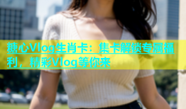 糖心Vlog生肖卡：集卡解锁专属福利，精彩Vlog等你来