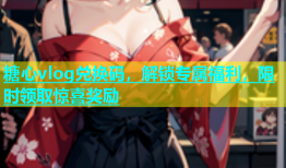 糖心vlog兑换码，解锁专属福利，限时领取惊喜奖励