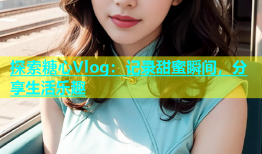 探索糖心Vlog：记录甜蜜瞬间，分享生活乐趣