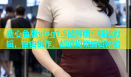 糖心色版vlog1.5破解版：轻松剪辑，自由创作，超值视频编辑体验