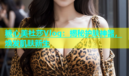 糖心美杜莎Vlog：揭秘护肤神器，焕发肌肤新生