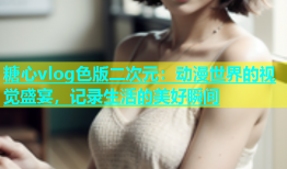 糖心vlog色版二次元：动漫世界的视觉盛宴，记录生活的美好瞬间