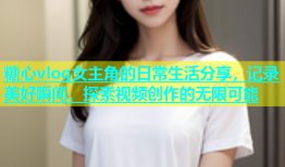 糖心vlog女主角的日常生活分享，记录美好瞬间，探索视频创作的无限可能