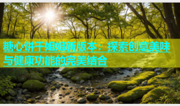 糖心饼干姐姐新版本：探索创意美味与健康功能的完美结合