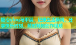 糖心vlog马甲满，记录生活瞬间，分享快乐时刻，随时随地创作视频