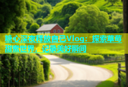糖心深夜释放自己Vlog：探索草莓甜蜜世界，记录美好瞬间