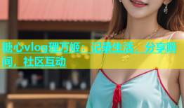 糖心vlog理万姬：记录生活，分享瞬间，社区互动