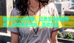 糖心vlog小糖浆：记录生活美好瞬间，分享快乐时刻，互动社区
