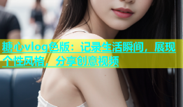 糖心vlog色版：记录生活瞬间，展现个性风格，分享创意视频