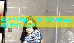 糖心vlog醉酒二次元：探索视频社区的创意与社交互动