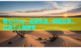 糖心Vlog：记录生活，剪辑分享，打造个人视频秀