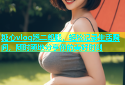 糖心vlog翘二郎腿，轻松记录生活瞬间，随时随地分享你的美好时刻