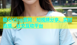 糖心Vlog官网：短视频分享、实时直播、社交互动平台
