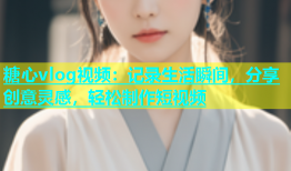糖心vlog视频：记录生活瞬间，分享创意灵感，轻松制作短视频