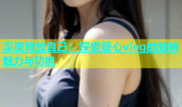 深夜释放自己：探索糖心vlog的独特魅力与功能