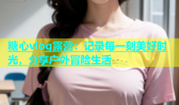 糖心vlog露营：记录每一刻美好时光，分享户外冒险生活