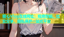 糖心Vlog在线网址：视频剪辑、社交分享、隐私保护一站式平台
